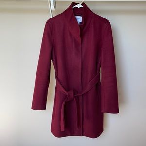 Old Navy Maternity Funnel-Neck Pea Coat Size L